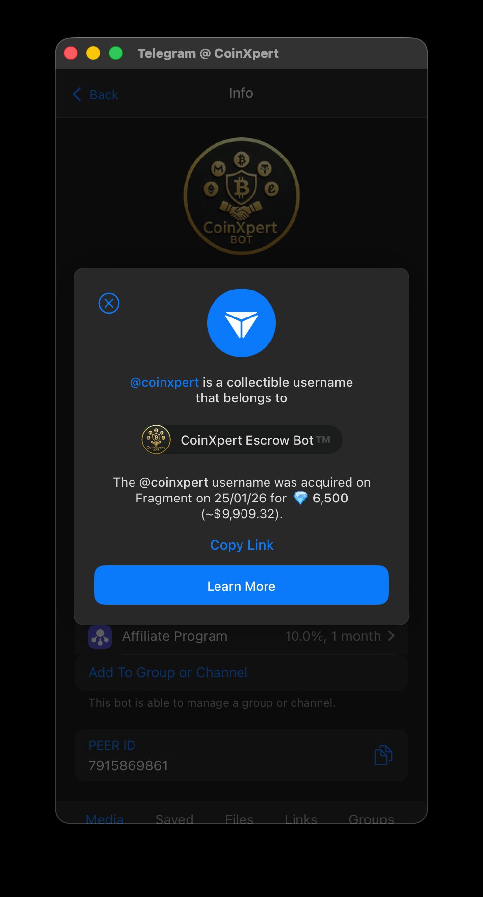 NFT Username Screenshot
